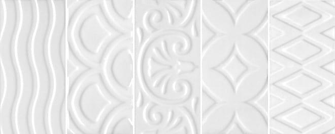 Настенная плитка Kerama Marazzi Авеллино Белый Структура Mix 16017 7,4x15