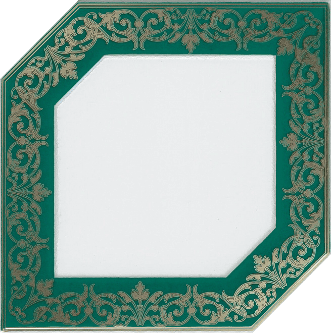 Декор Kerama Marazzi Клемансо Зеленый HGD/D250/18000 15x15