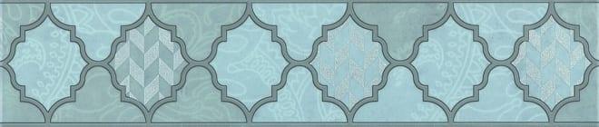 Бордюр Kerama Marazzi Фоскари Бирюзовый OP/A27/6331 5.4х25