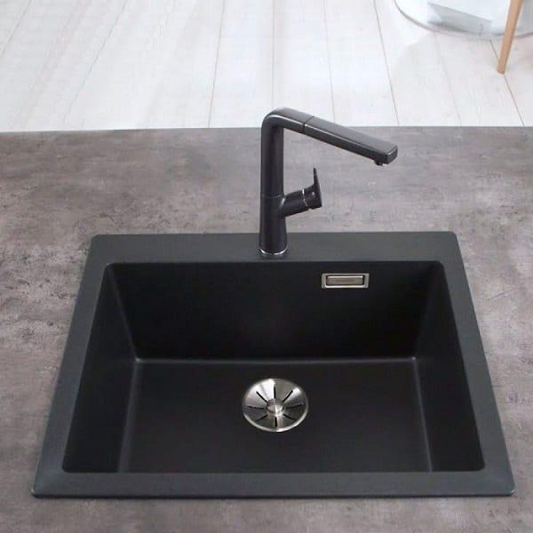 Мойка кухонная Blanco Pleon 5 Темная скала 521669 51.5х51