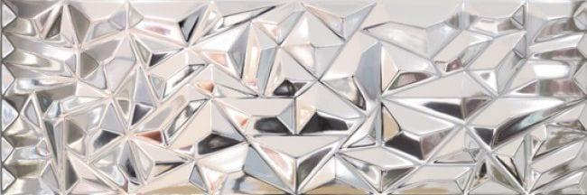 Настенная плитка Venis Prisma Silver 33.3x100
