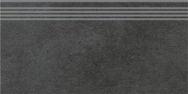 Ступень Kerama Marazzi Дайсен Черный Обрезной SG211300R/GR 30x60