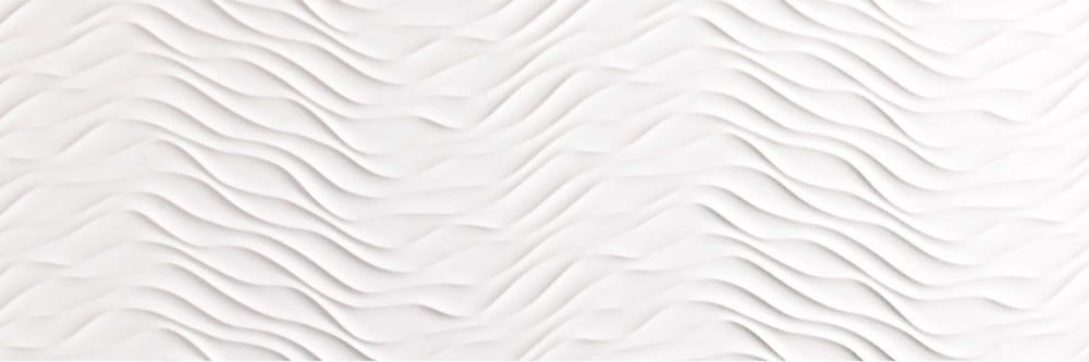 Настенная плитка Venis Wave White 33.3x100