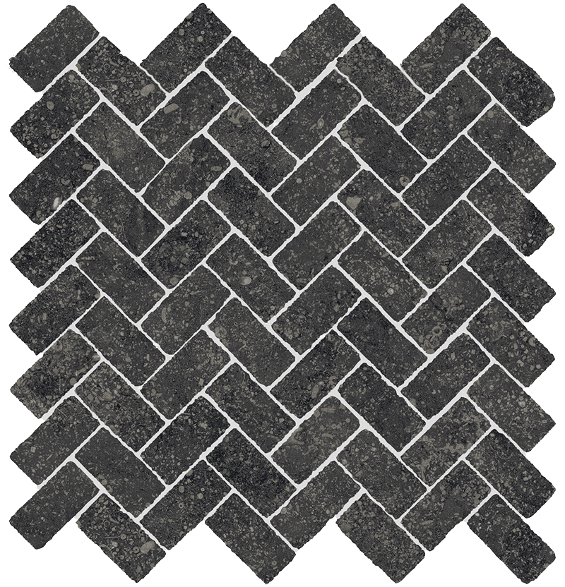 Мозаика Italon Room Stone Black Mosaico Cross 30x30