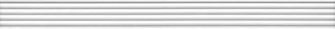 Бордюр Kerama Marazzi Монфорте Белый Структура Обрезной LSA013R 3,4x40