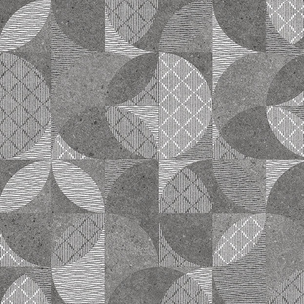 Керамогранит Kerama Marazzi Фондамента Темный Декорир. Обр. DL601400R  60х60