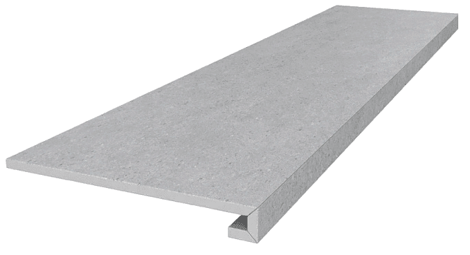 Ступень Клееная Kerama Marazzi Фондамента Пепел. Свет. DL500700R/GCF 33х119.5