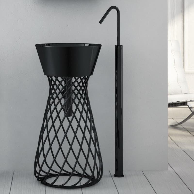 Раковина накладная Artceram Wire WIL001 03 00 nero*0 43х18.5