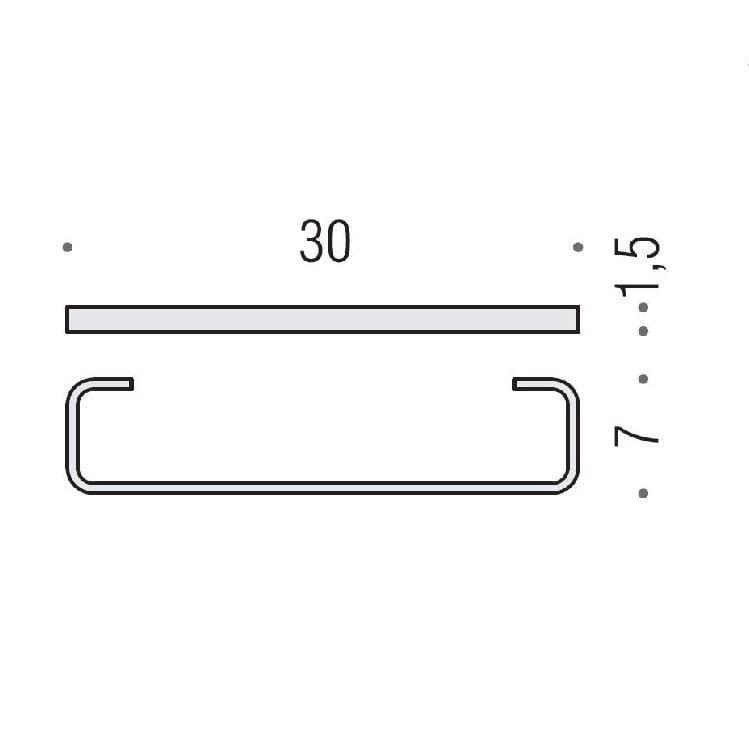 Полотенцедержатель Colombo Design Time W4209.000