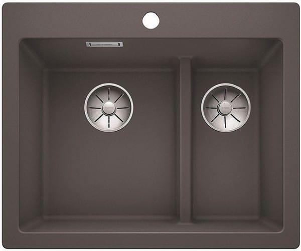 Мойка кухонная Blanco Pleon 6 Split Темная скала 521690 61.5х51