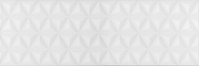 Настенная плитка Kerama Marazzi Диагональ Белый Структура Обрезной 12119R 25x75