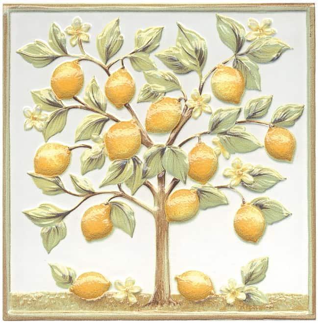 Декор Kerama Marazzi Капри Лимонное дерево TLA001 20x20