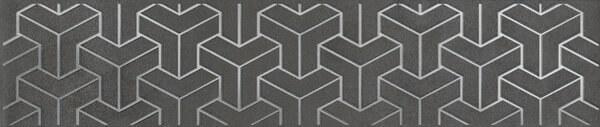 Бордюр Kerama Marazzi Ломбардиа антрацит AD/D569/6400 5.4х25