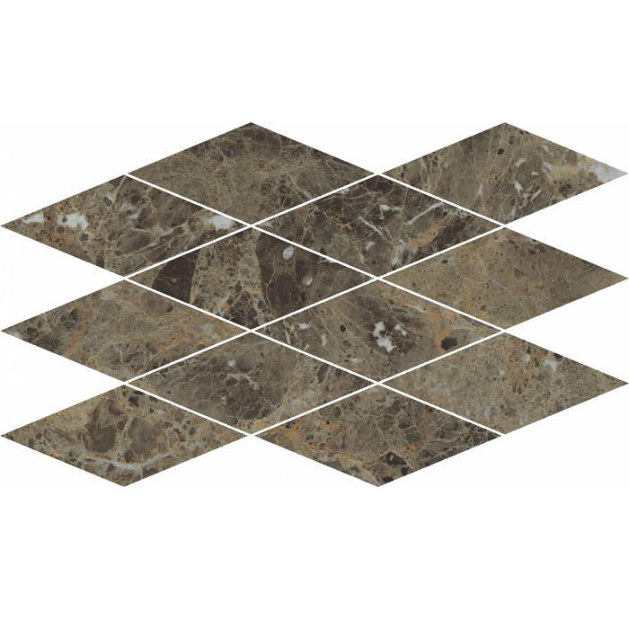 Мозаика Italon Charme Deluxe Emperador Mosaico Diamond 620110000117 28х48