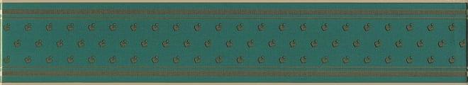 Бордюр Kerama Marazzi Фонтанка Зеленый NT/B170/15074 7.2х40