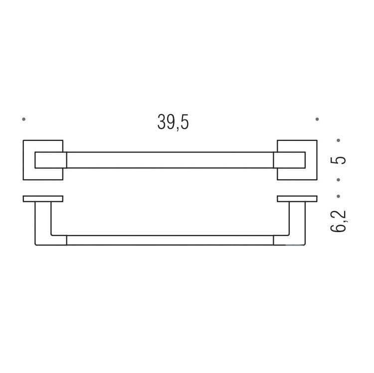 Полотенцедержатель Colombo Design Basic Q B3709 41 см