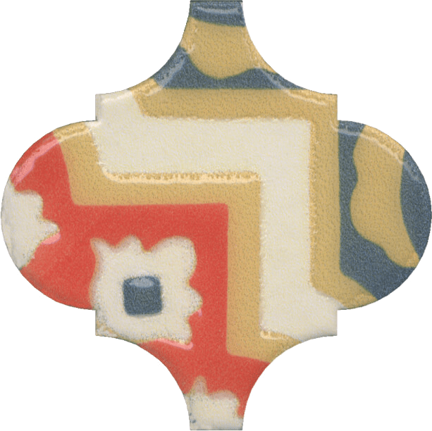 Декор Kerama Marazzi Арабески Майолика Орнамент OS/A41/65000 6,5x6,5