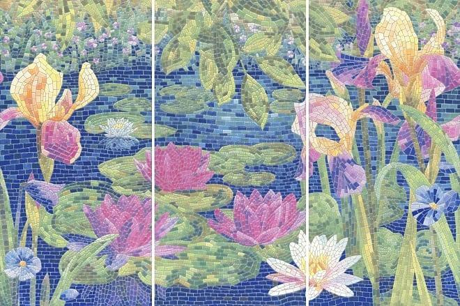 Панно Kerama Marazzi Сад Моне Лаппатированный HGD/A94/3x/11000RL 60x90