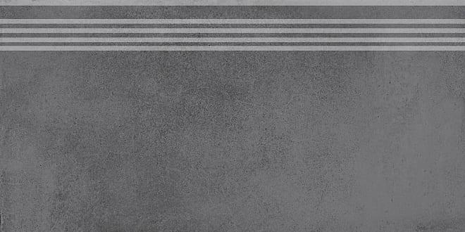 Ступень Kerama Marazzi Мирабо Серый Темный Обрезной SG227600R/GR 30x60