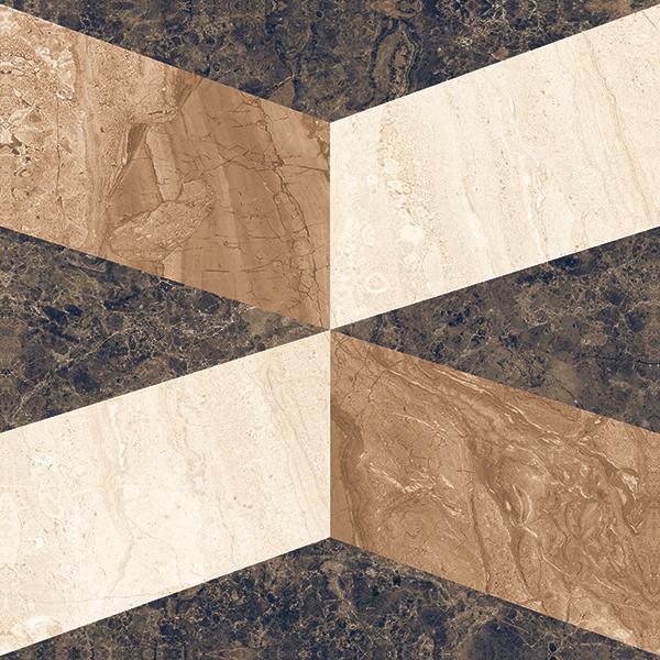Керамогранит Italica Tiles Flex Azul Decor 60x60