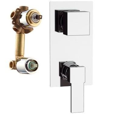 Смеситель для ванны и душа Remer Wellness Qubika Q94 (хром)