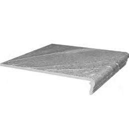 Ступень фронтальная Kerama Marazzi Бореале серый тём. SG935000N/GR  30х30