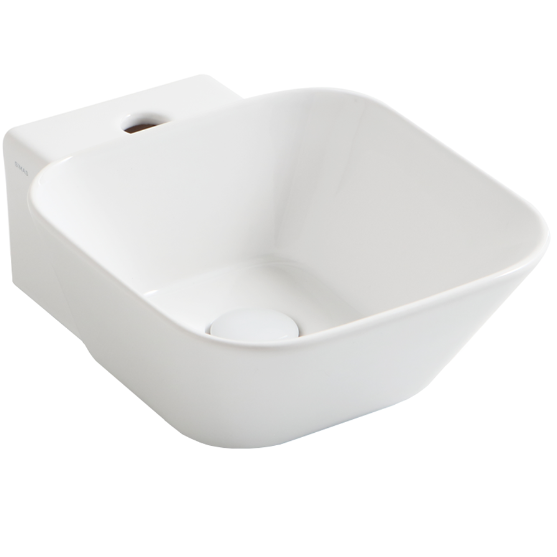 Раковина накладная/подвесная Simas Wave WA07 bi*1 43х33.5