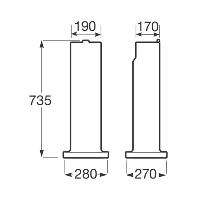 Пьедестал Armani Roca Baia 7.3370.C.091.0