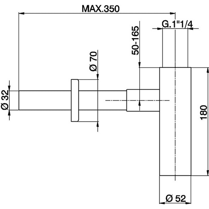 Сифон Cisal Complementi ZA00407024