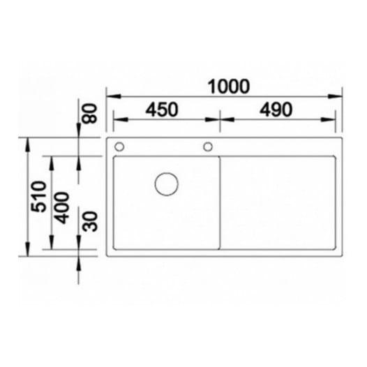 Мойка кухонная Blanco Claron 5 S-IF 521626 100х51