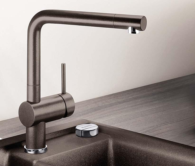 Смеситель для кухни Blanco Linus-S Серый беж 517621