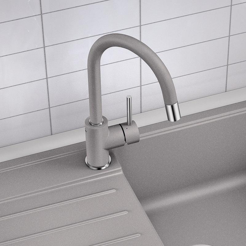 Смеситель для кухни Blanco Mida-S Алюметаллик 521456