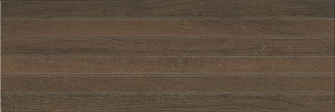 Настенная плитка Kerama Marazzi Семпионе коричневый стр. обрезной 13096R 30х89.5