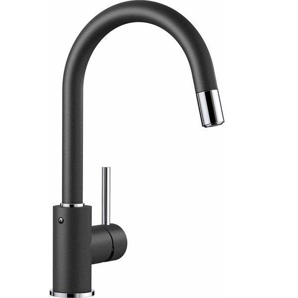 Смеситель для раковины Blanco Mida-S Антрацит 521455