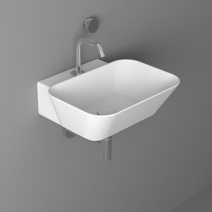 Раковина накладная/подвесная Simas Wave WA08 bi*1 48х43