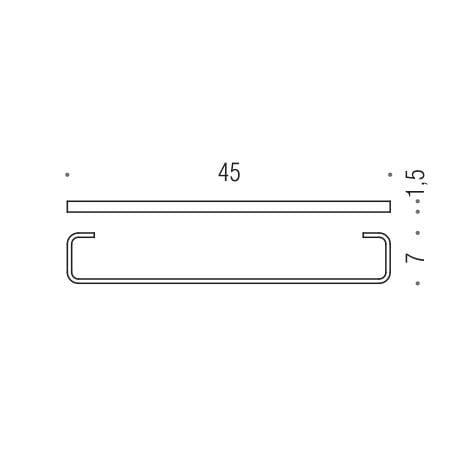 Полотенцедержатель Colombo Design Time W4210.000 45 см