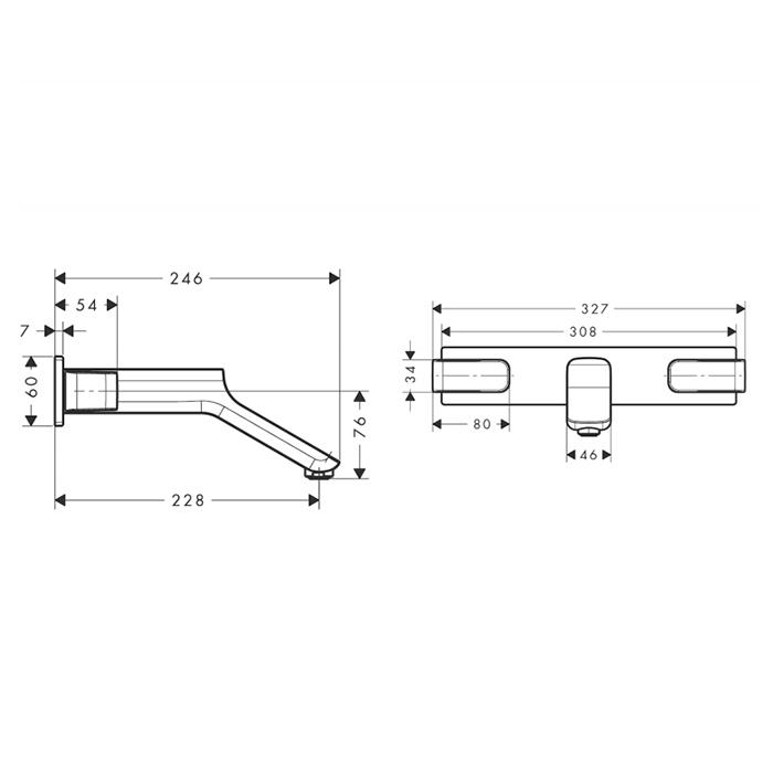 Смеситель для раковины Axor Urquiola 11043000