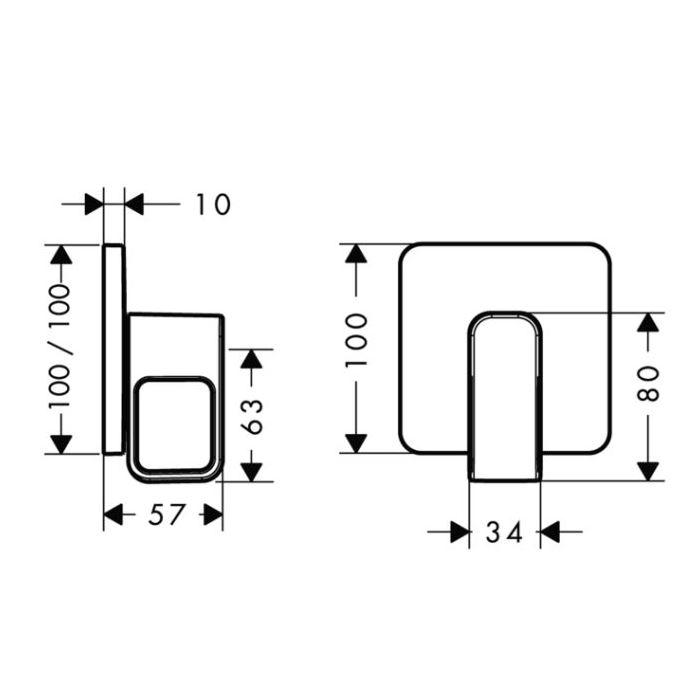 Запорный вентиль Axor Urquiola 11960000