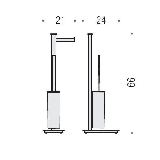 Стойка Colombo Design Units B9107.D.CR