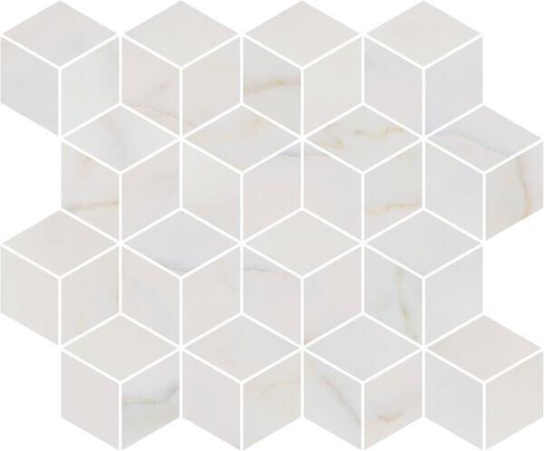 Декор Kerama Marazzi Греппи белый мозаичный T017/14003 37.5х45