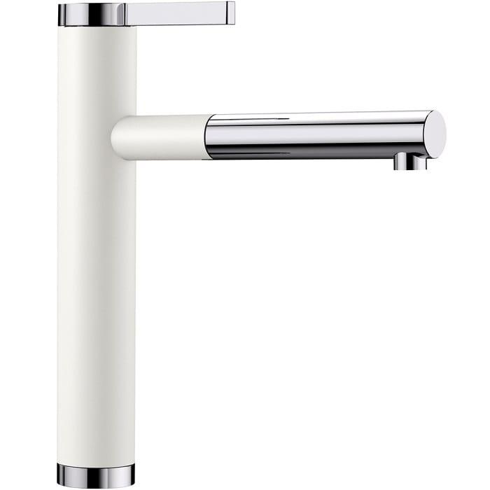 Смеситель для кухни Blanco Linee-S Хром/Белый 518441