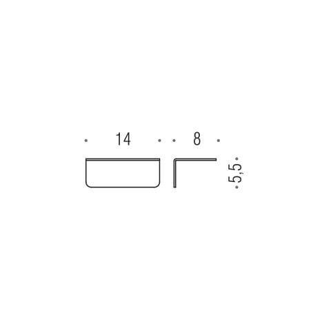 Полка Colombo Design Over B7070.satin