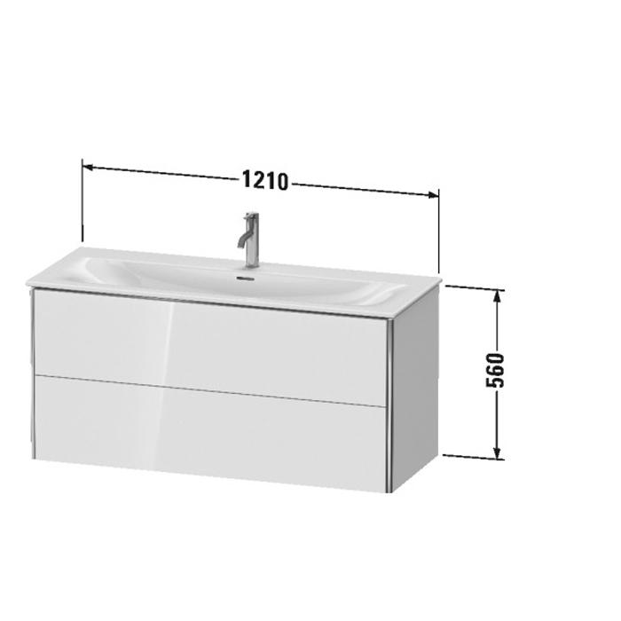 Тумба подвесная Duravit XSquare XS432602222 121x47.8