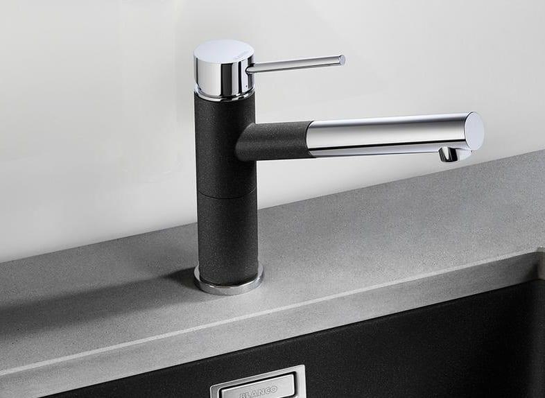 Смеситель для кухни Blanco Kano-S Хром/Антрацит 525038