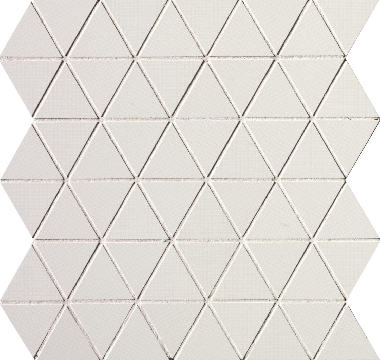 Мозаика FAP Ceramice Pat White Triangolo Mosaico fOEF 30.5x30.5