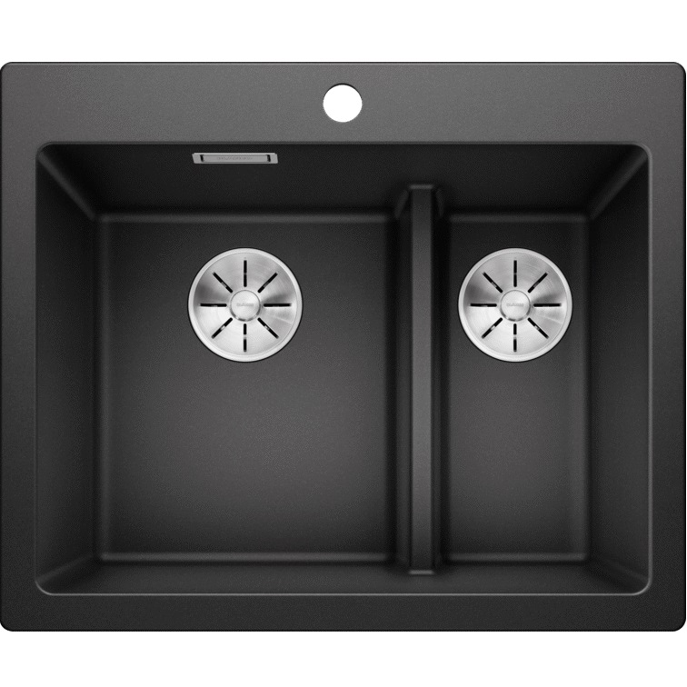 Мойка кухонная Blanco Pleon 6 Split Антрацит 521689 61.5х51