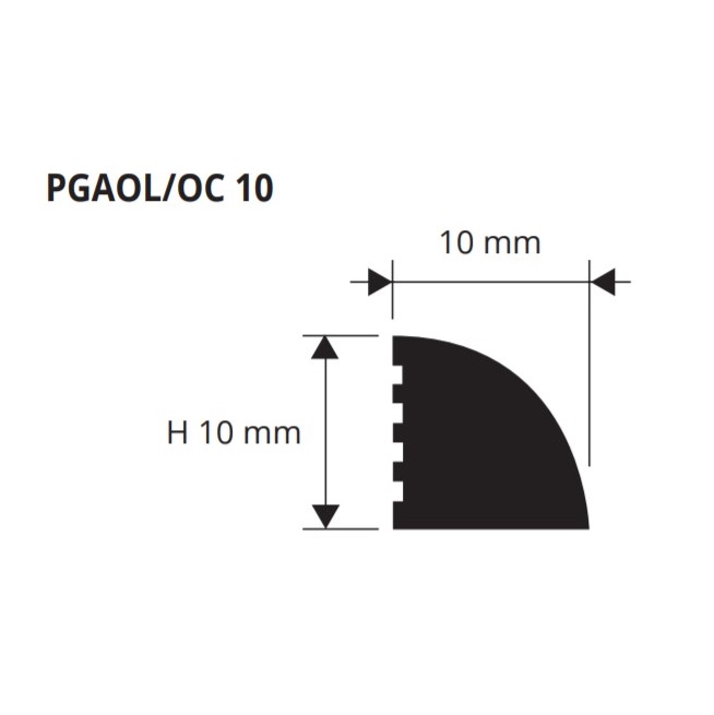 Профиль Progress Profiles Proangle PGAOC 10 2.7 м. (хром)