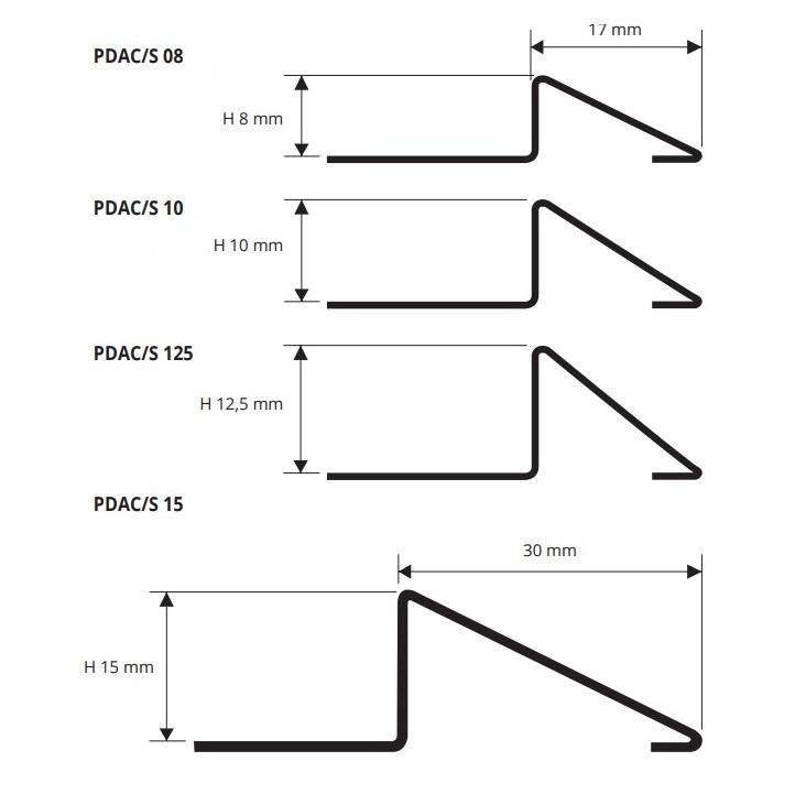 Профиль Progress Profiles Proslider PDAC 10 2.7 м. (нерж. сталь), полированный
