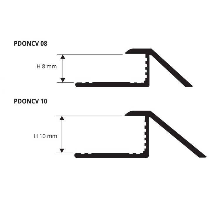 Профиль Progress Profiles Proslider Curve PDONCV 10 2.7 м. (латунь натуральная), гибкий