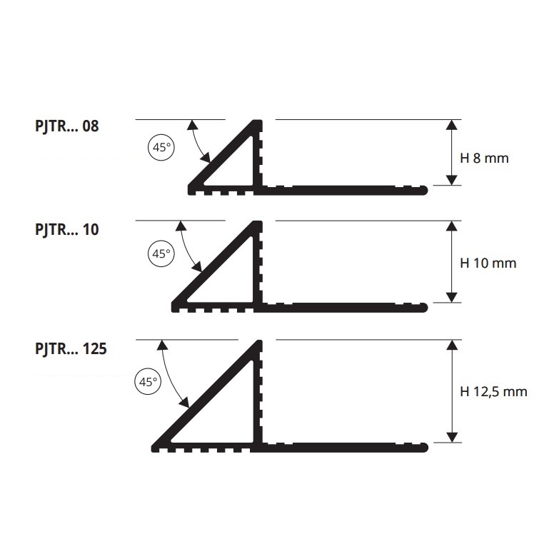 Профиль Progress Profiles Projolly Triangle PJTRBS 08 2.7 м. (серебряный), крацованный